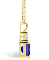 Macy's Tanzanite (2-1/3 Ct. t.w.) and Diamond (1/10 Pendant Necklace