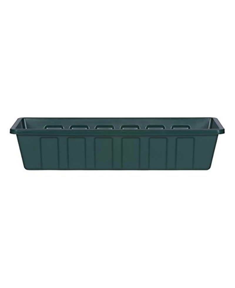 Novelty Mnftg. Polypropylene Flower Box Planter/Liner, Hunter Green, 24" L