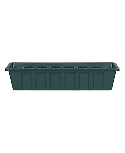 Novelty Mnftg. Polypropylene Flower Box Planter/Liner, Hunter Green, 24" L