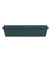 Novelty Mnftg. Polypropylene Flower Box Planter/Liner, Hunter Green, 24" L