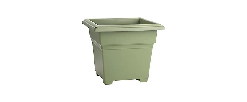 Novelty 26275 Countryside Square Tub Planter Sage 18-inch