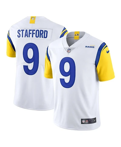 Nike Men's Matthew Stafford Bone Los Angeles Rams Vapor Limited Jersey