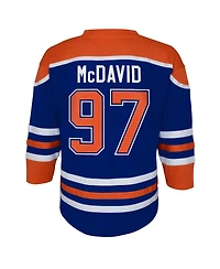 Big Boys Connor McDavid Royal Edmonton Oilers Home Replica Player Jersey