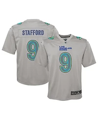 Big Boys Nike Matthew Stafford Gray Los Angeles Rams Atmosphere Game Jersey