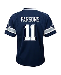 Toddler Boys and Girls Nike Micah Parsons Navy Dallas Cowboys Game Jersey