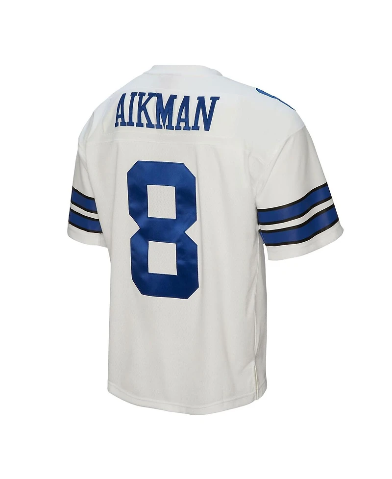 Men's Mitchell & Ness Troy Aikman White Dallas Cowboys 1992 Legacy Replica Jersey