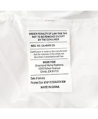 Greenland Home Fashions Cotton Voile 15" Drop Bed Skirt, Queen