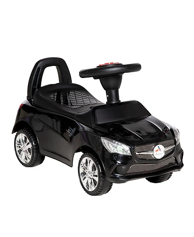 Aosom Ride on Sliding Car w/ Horn Music Working Lights Storage No Power