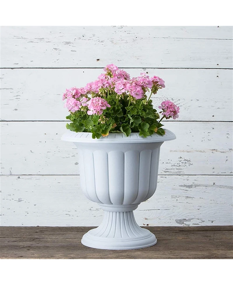 Novelty 38196 Classic Urn Garden Pot/Planter, Plastic, Stone color - 19"