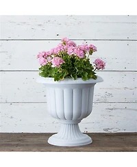 Novelty 38196 Classic Urn Garden Pot/Planter, Plastic, Stone color - 19"