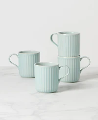 Lenox French Perle Solid Mugs, Set of 4
