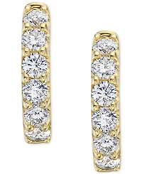 Diamond Small Hoop Earrings (2 ct. t.w.)