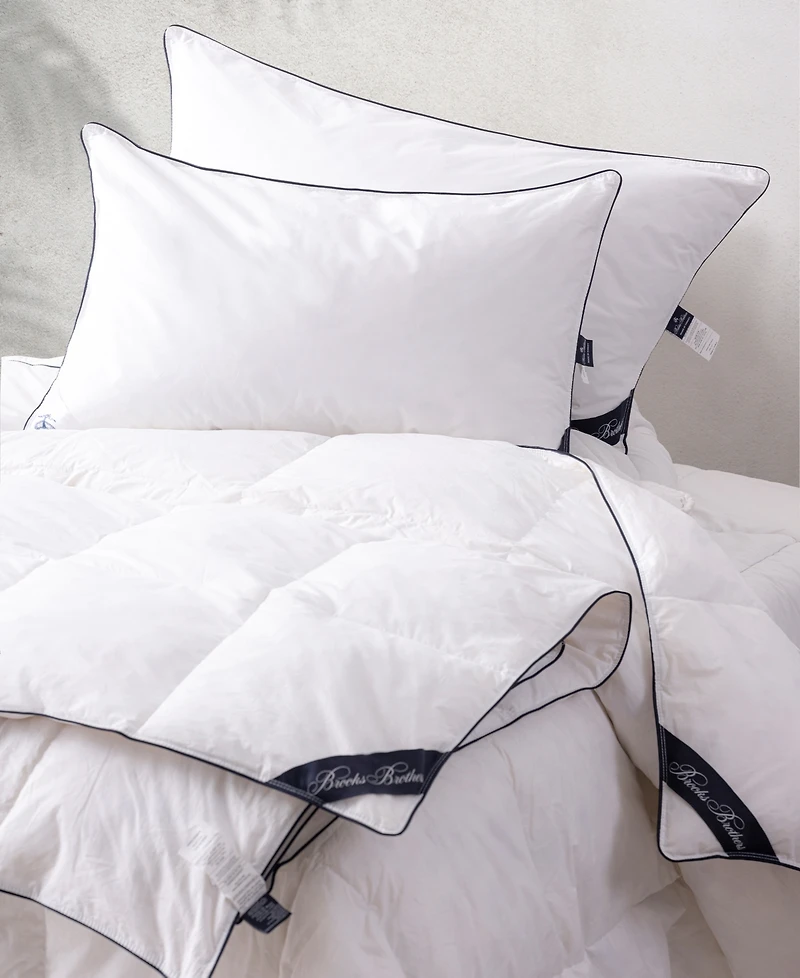 Brooks Brothers Goose Feather & Down Filled Comforter, Queen