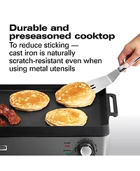 Hamilton Beach Professional Cast Iron Electric Grill - 38560
