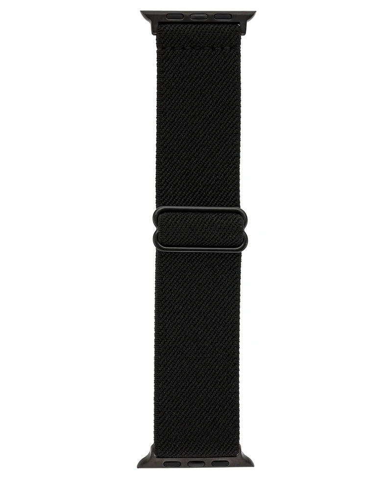 WITHit Black Woven Elastic Band designed for Apple Watch 42mm (Series 10) & 38/40/41mm