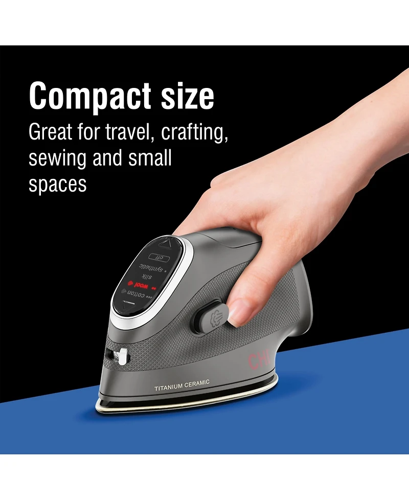 Chi Titanium-Infused Ceramic Soleplate Mini Iron