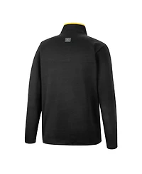 Men's Colosseum Black Appalachian State Mountaineers Rebound Quarter-Snap Jacket