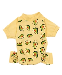 Leveret Dog Cotton Pajama Avocado