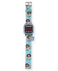 Encanto Unisex Turquoise Silicone Strap Led Touchscreen Watch