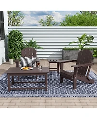 WestinTrends -Piece Outdoor Paio Adirondack Conversation Set