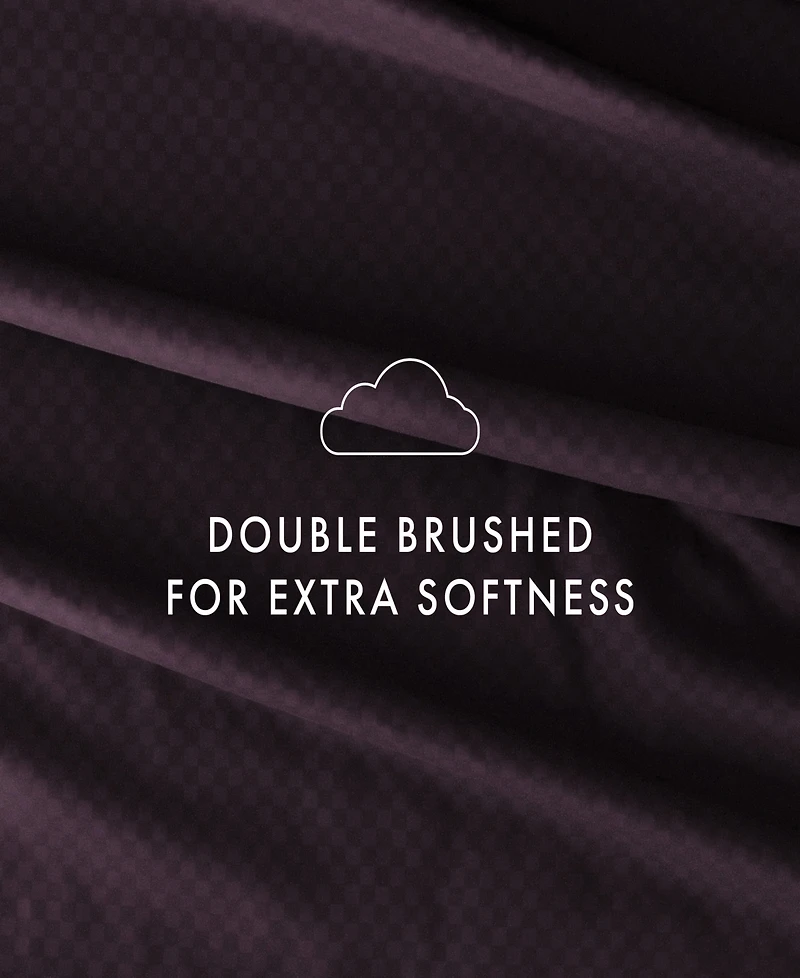 ienjoy Home Expressed In Embossed Checkered 4-Pc. Sheet Set, California King