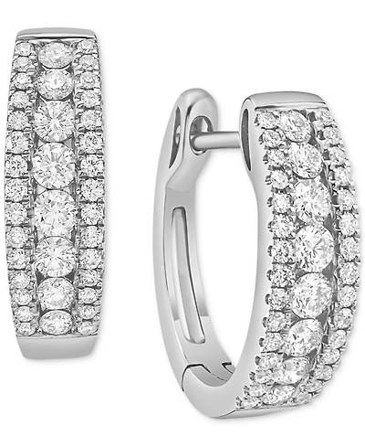 Diamond Small Hoop Earrings (3/4 ct. t.w.)