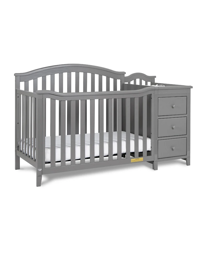 Closeout! Afg Baby Furniture 46" Wooden Kali Ii 4 in 1 Convertible Crib and Changer