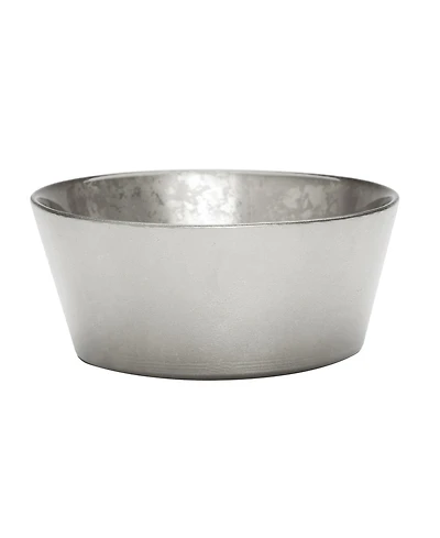 Classic Touch Raised Rim Design Glitter Bowl