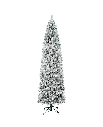 National Tree Company First Traditions 9' Acacia Flocked Tree