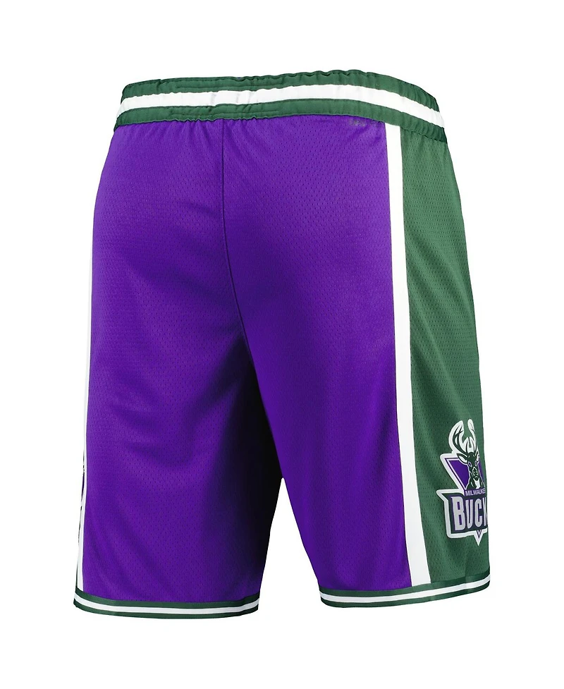 Men's Nike Purple Milwaukee Bucks 2022/23 Classic Edition Swingman Performance Shorts