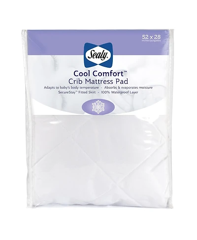 Sealy Baby Cool Comfort Crib Mattress Pad