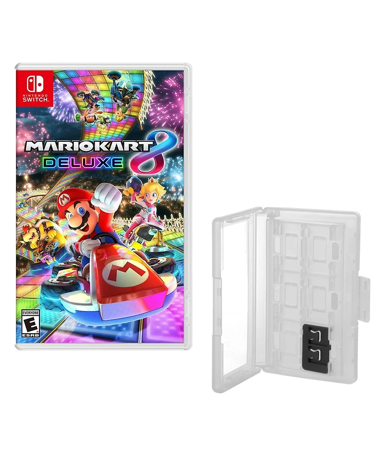 Mario Kart 8 Game and Game Caddy for Nintendo Switch