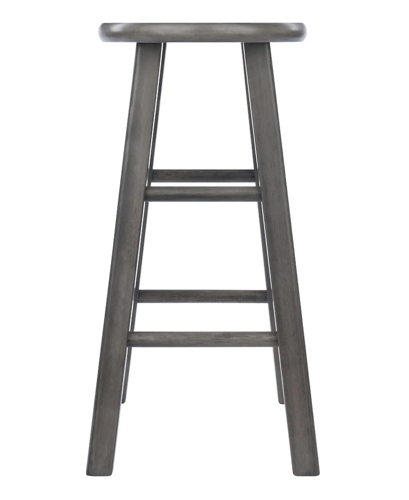 Winsome Ivy 24.2" Wood Square Leg Counter Stool