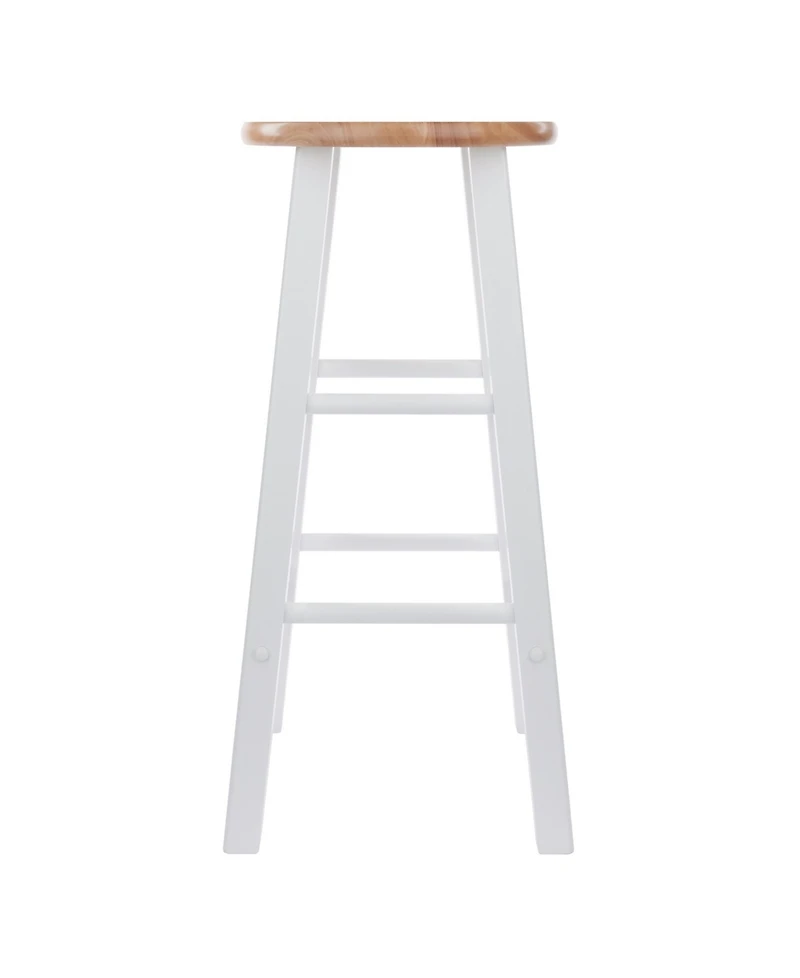 Winsome Element 2-Piece Wood Bar Stool Set