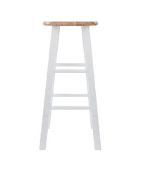 Winsome Element 2-Piece Wood Bar Stool Set