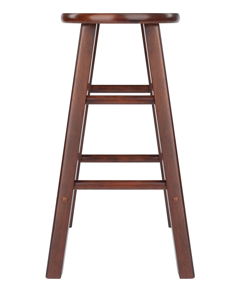 Winsome Element 2-Piece Wood Counter Stool Set