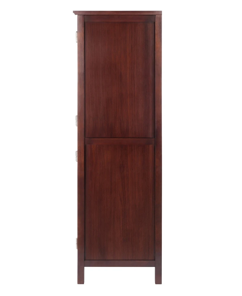 Winsome Brooke Jelly 47.44" Wood 2-Section Cupboard