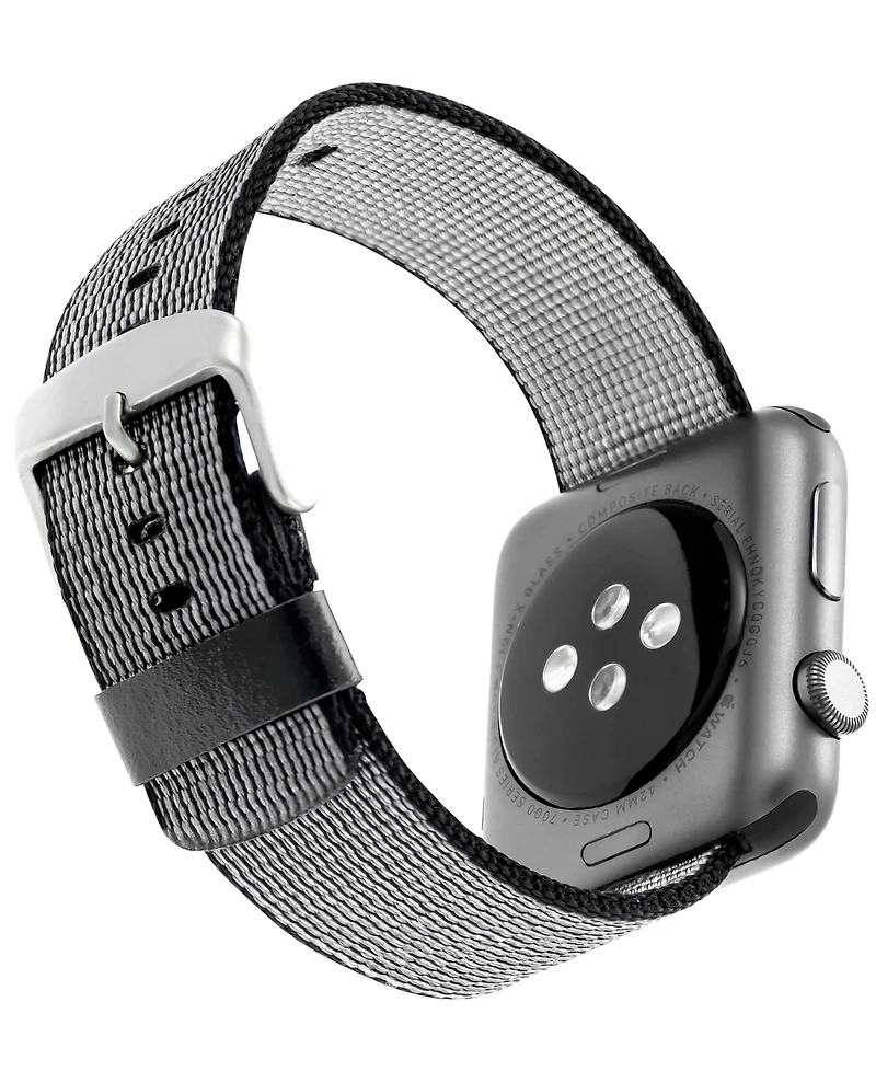 WITHit Black Nylon Band designed for Apple Watch 42mm (Series 10) & 38/40/41mm