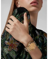 Philipp Plein Women's Plein Extreme Gold Ion Plated Stainless Steel Bracelet Watch 38mm