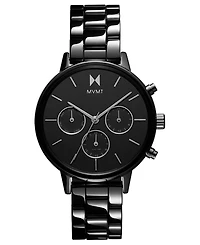 Mvmt Women's Nova Ceramic Black Bracelet Watch, 38mm