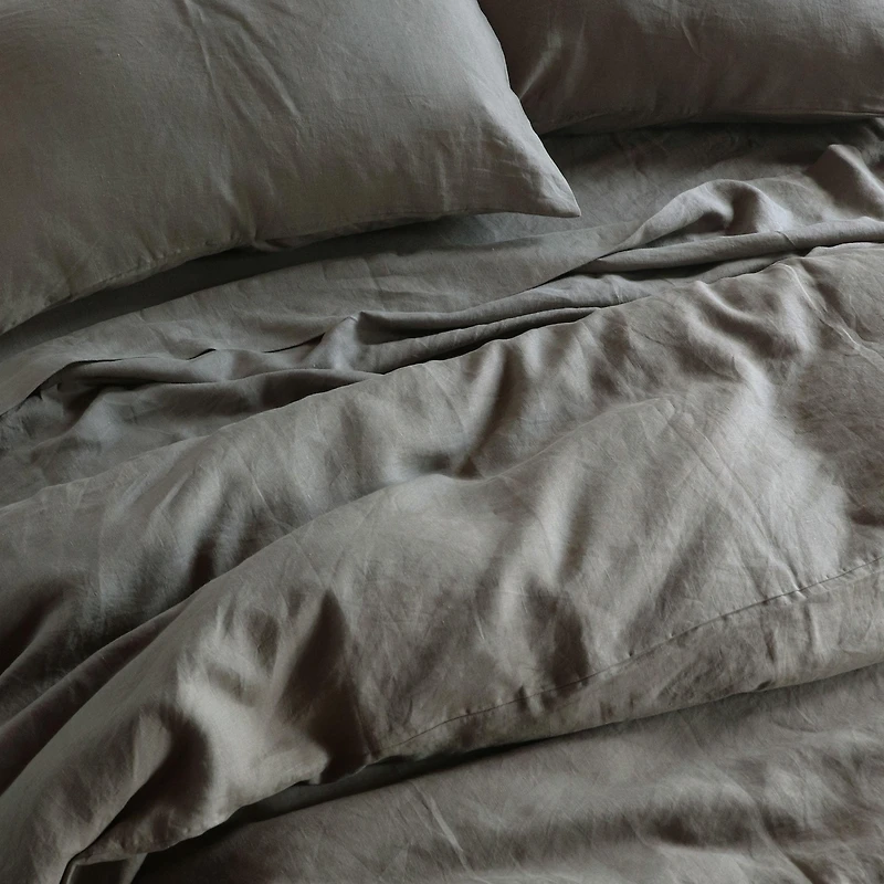 100% French Linen Duvet Cover - Full/Queen