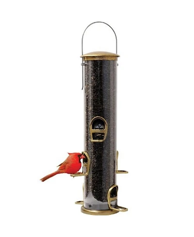 Aspects ASP420 Antique Brass Quick Clean Big Tube Feeder, Large