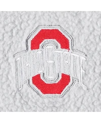 Women's Gray Ohio State Buckeyes Plus Wheelhouse Sherpa Full-Snap Jacket