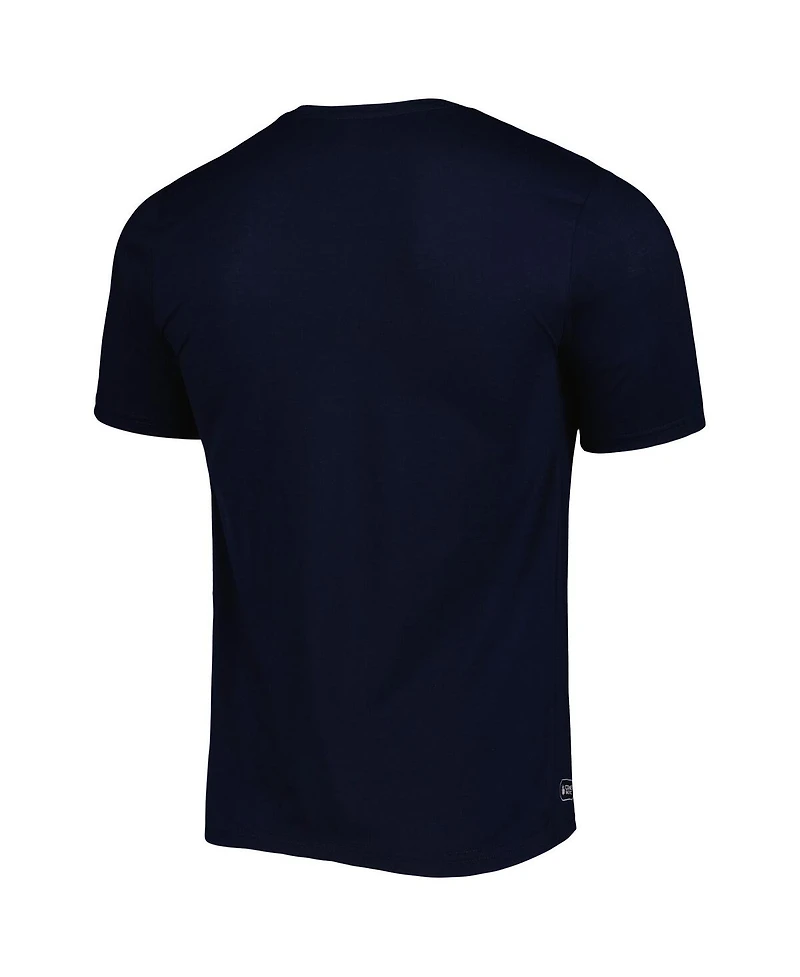 Men's New Era Navy Tennessee Titans Combine Authentic Ball Logo T-shirt