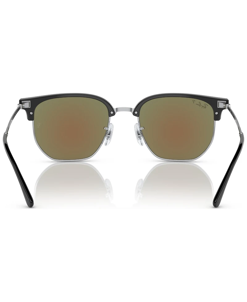 Ray-Ban Unisex New Clubmaster 51 Polarized Sunglasses, RB441651-zp