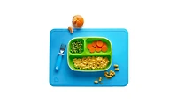 Munchkin Toddler Spotless Silicone Placemats, Bpa-Free, Blue/Purple, 2 Count