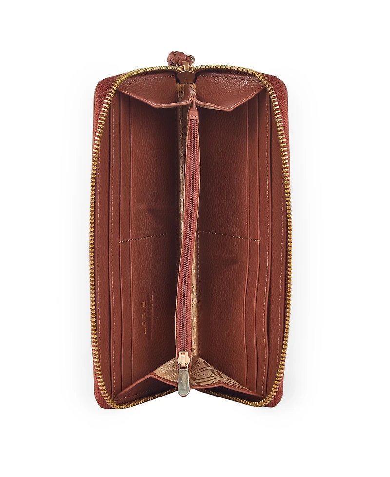 Lodis Women's Isabella Accordian Zip Around Wallet