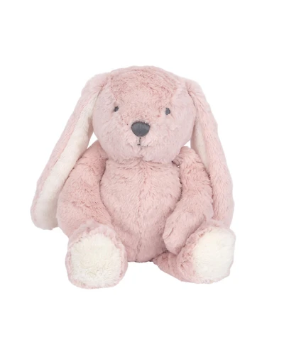 Lambs & Ivy Botanical Baby Plush Pink Bunny Stuffed Animal Toy - Hip Hop