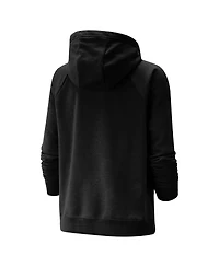 Women's Nike Black Canada Soccer Varsity Raglan Tri-Blend Pullover Hoodie