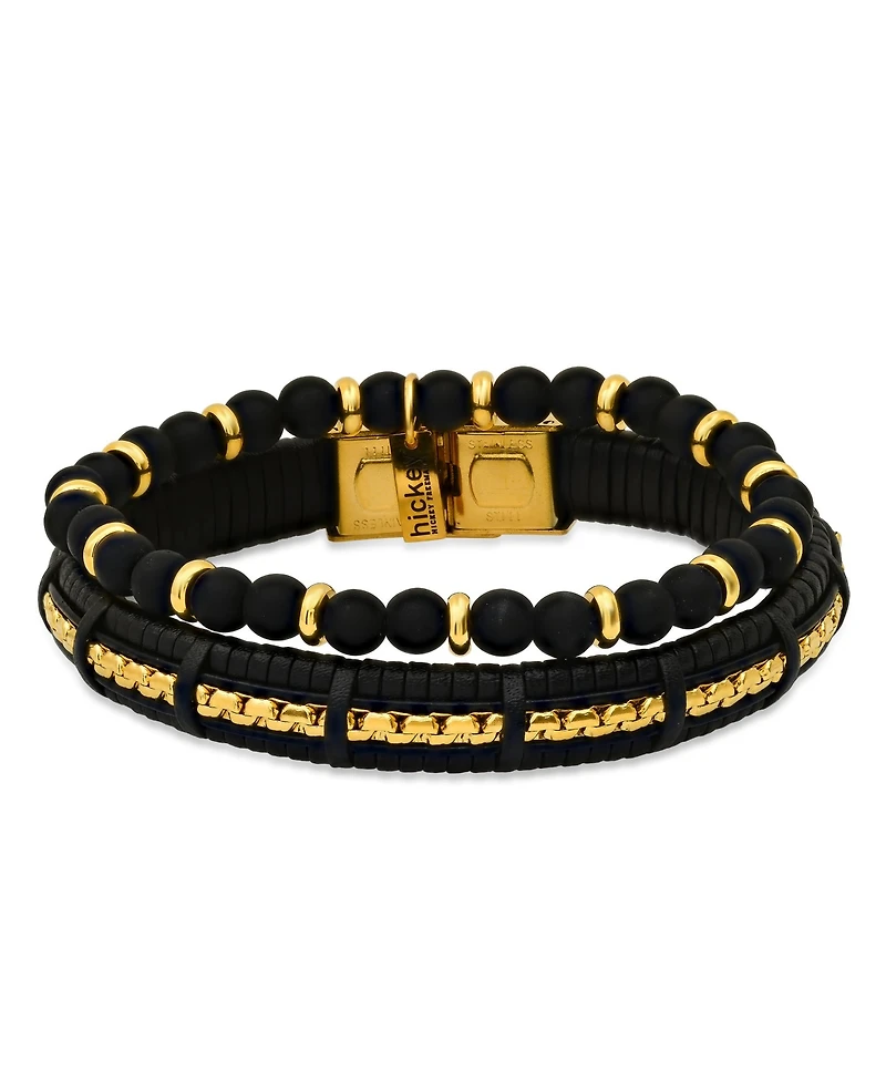 hickey by Hickey Freeman Genuine Leather Bracelet